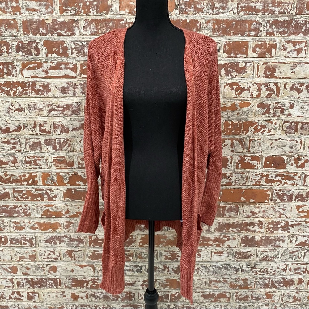 Pink Rose Vintage | Knit Cardigan Sweater with Pockets
